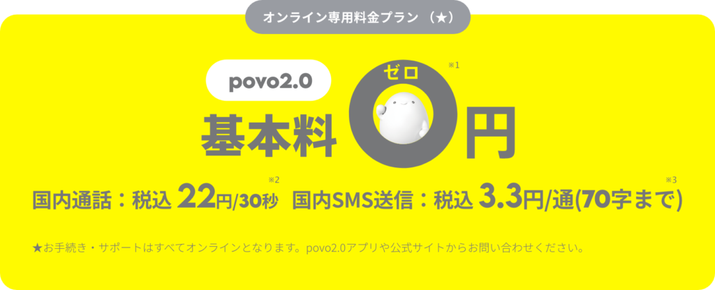 コスパ最強スマホ　povo